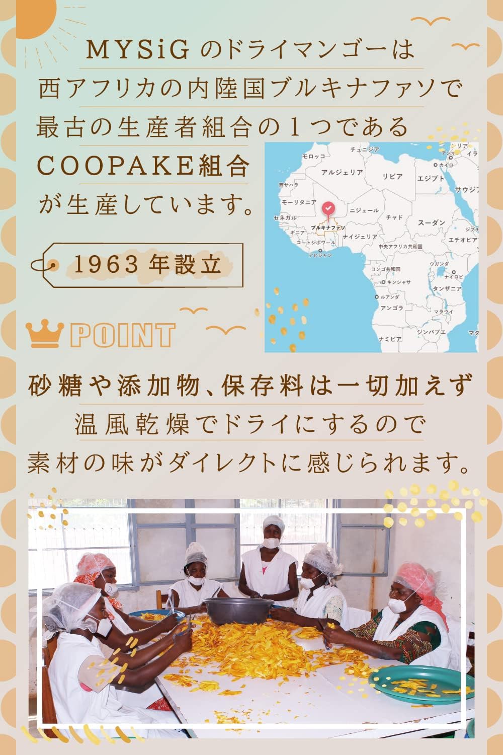 オーガニックドライマンゴー200g - サムネイル3